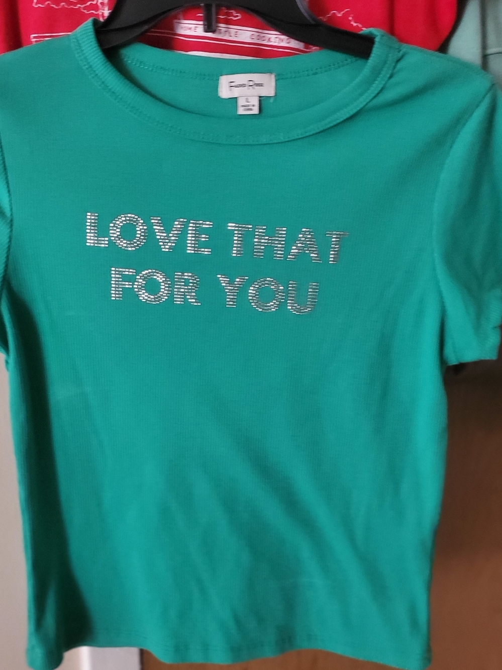Green Rhinestone Crop Top - Love That For You